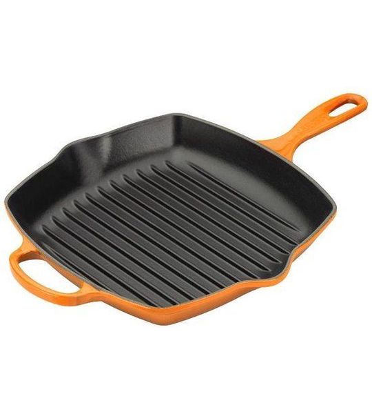 Le Creuset Skillet Vierkante Grillpan 26 cm Oranje-rood