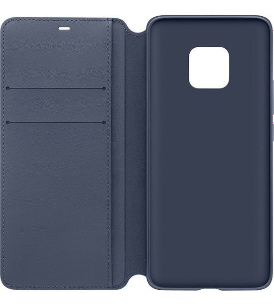 Huawei Huawei Mate 20 Pro Wallet Cover Donkerblauw