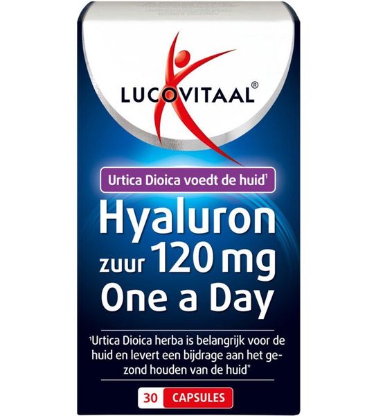 Lucovitaal Hyaluronzuur Droge Huid 120mg Capsules 30st