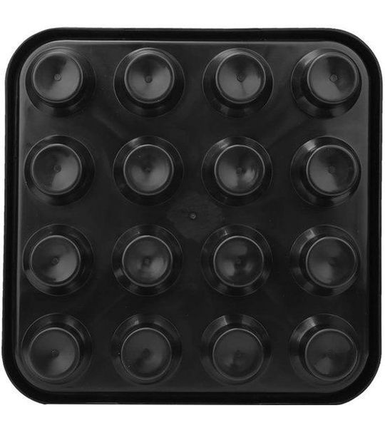 Dailygoods- Biljartbalhouder Zwart - Opslaglade voor 16 Ballen