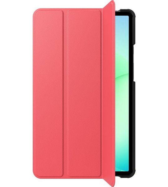 Just in case Trifold Smart Book Case Tablet Cover Beschermhoes Rood