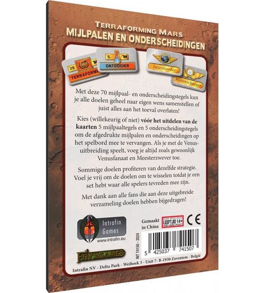 Terraforming Mars: Mijlpalen & Onderscheidingen (NL)