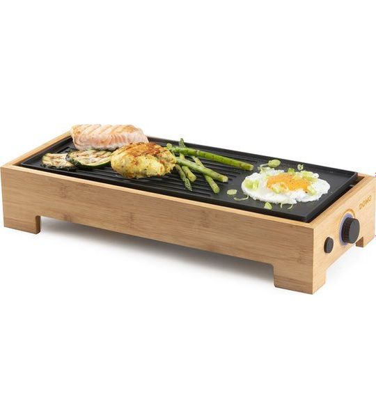 Domo Plancha Grill Bamboo Style ‘just Us’ Grillplaat Bruin