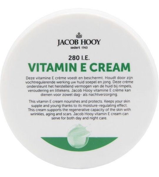 Jacob Hooy Vitamine E Crème