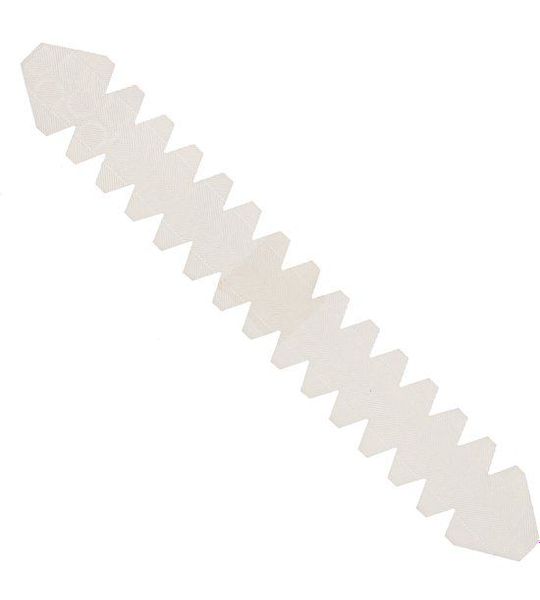 Softee transparent serrated padel racket protector