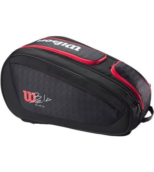 Wilson Bela V3 Padel Racket Bag - Zwart/Rood, Ruim & Thermisch