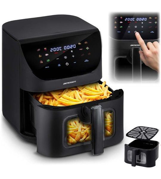 Berdsen BD-660 - Heteluchtfriteuse - 8L - 1700W - Touchscreen