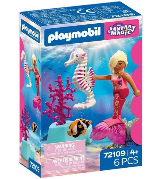 PLAYMOBIL® Zeemeermin met zeepaardje - P-72109