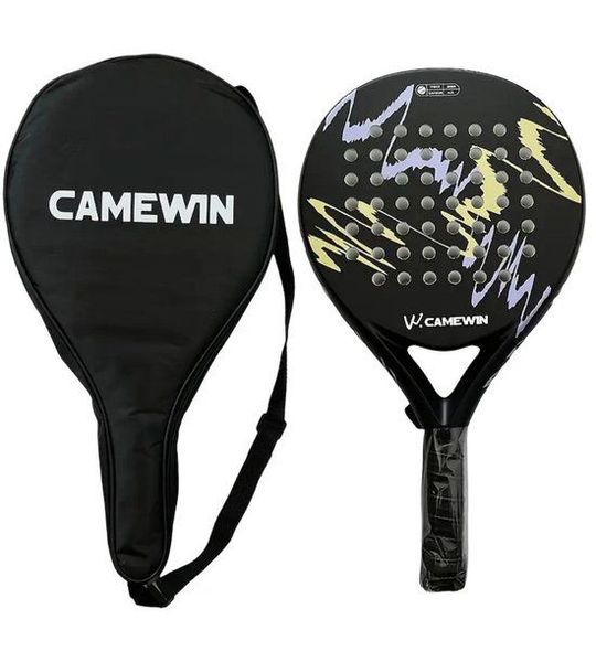Nivard Padel Racket - Padelrackets - Padelracket - Geel/Paars