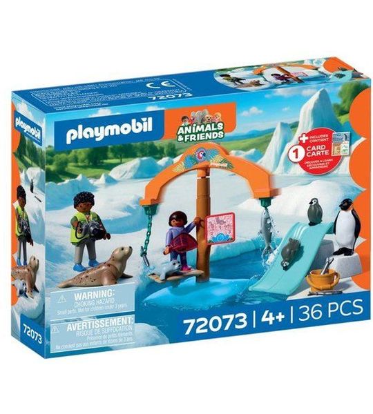 Playmobil – 72073 – Zoo speelset – ijsrijk – pooldieren