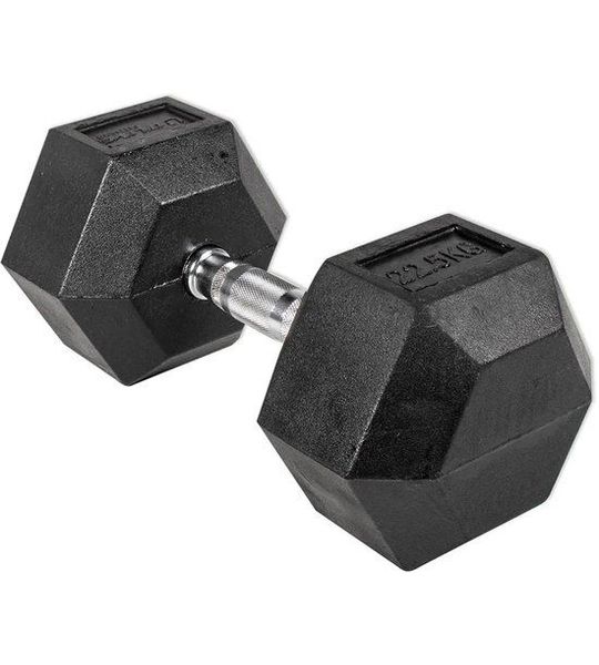 Olive Hex Dumbbell 22.5kg 2 Eenheden Zilver 22.5 kg