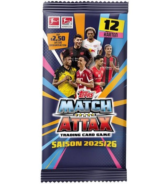 Bundesliga Match Attax Trading Cards 2025/26 Booster Pack