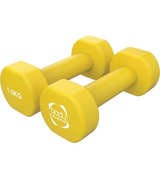 Neopreen Halters 2 x 1,5kg – Voor Thuis en Sportschool