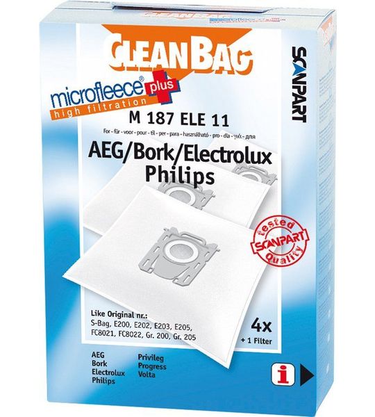 Scanpart stofzuigerzak fleece (doos) S-Bag Stofzak