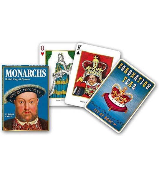 Piatnik speelkaarten Monarchs Britse koningen en koninginnen kaartspel