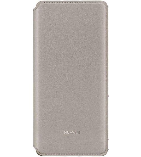 Huawei P30 Pro Wallet Cover Khaki (Grijs)