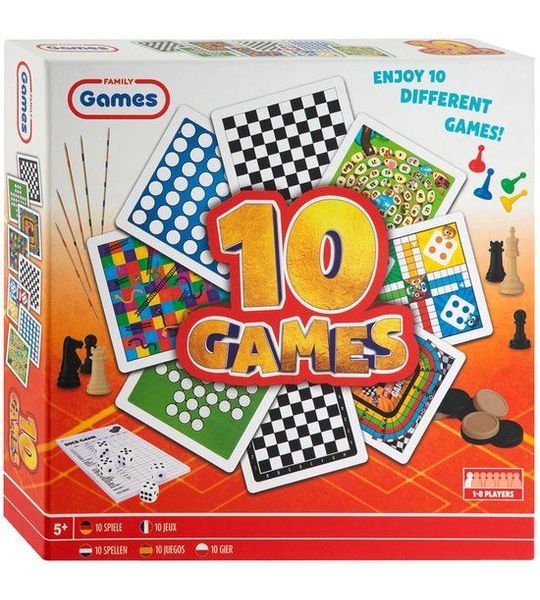 Creative Craft Group Klassieke Bordspellen Box 10in1