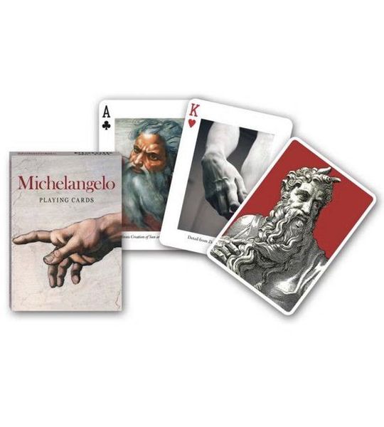 Piatnik speelkaarten Michelangelo - kunst pokerkaartenset