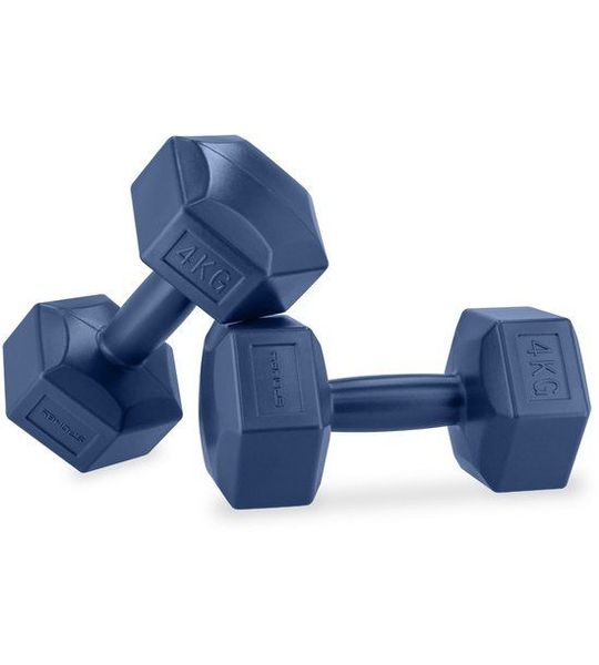 Spokey MONSTER Dumbbell Set - Blauw - 2x4 kg