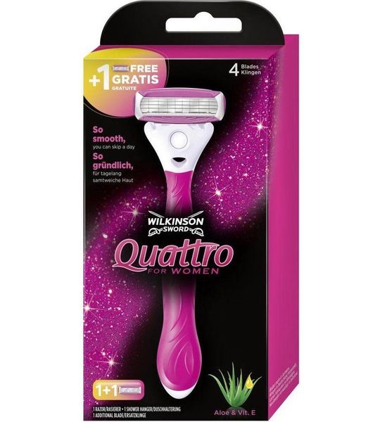 Stuk Wilkinson Sword Quattro Apparaat Coral Woman  Mesje