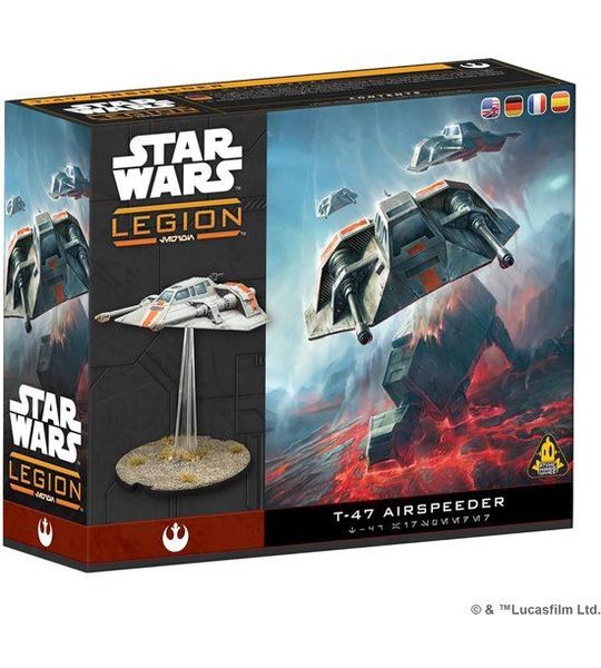 Star Wars Legion T-47 Airspeeder - Tabletop Miniature Game - EN/FR/ES