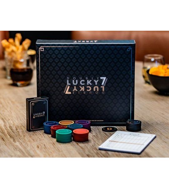 Double Lucky 7 spel - Kaartspel voor volwassenen & families - 2 tot 7 spelers
