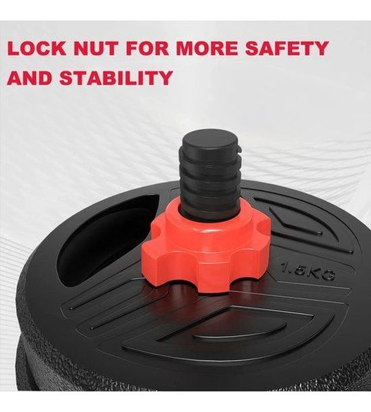 Nella 3-in-1 Dumbbell - Barbell Set 20 kg - Verstelbare Halterset met