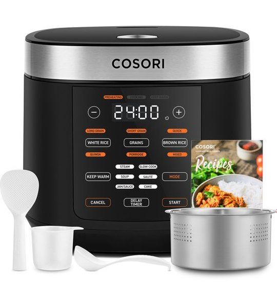 Cosori 5l - 8 Programma's Multicooker Zwart