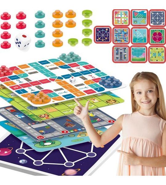 Woopie 10-in-1 logische bordspelset - UNI