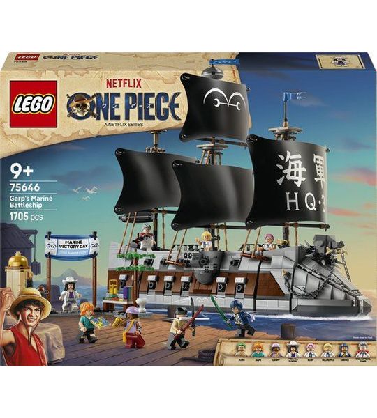 LEGO One Piece Het slagschip van Garp 75646