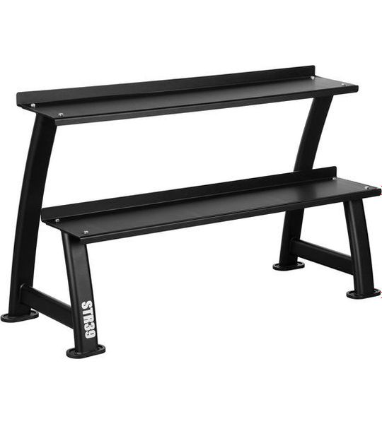 HMS STR39 - Dubbeldeks Kettlebell Standaard - 300 kg Capaciteit - Antislip