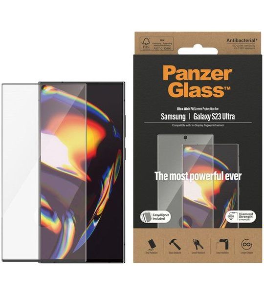 PanzerGlass Case Friendly Samsung Galaxy S23 Ultra Screenprotector Glas
