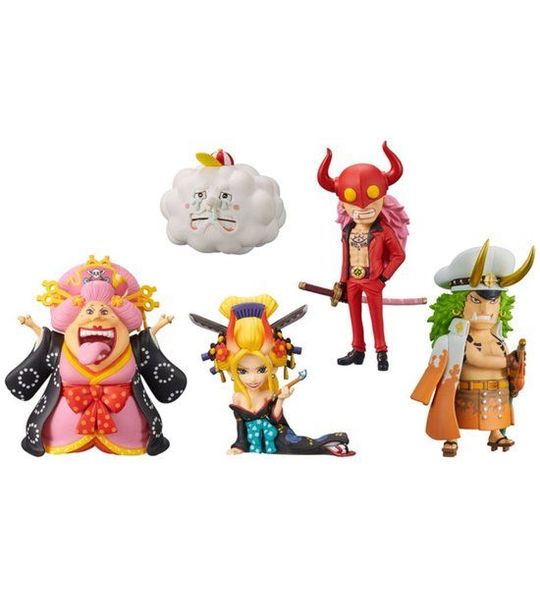 One Piece WCF Mini Figures 7 cm Wanokuni Onigashima 1 Display (12)