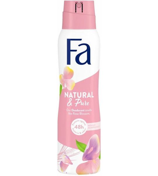 Fa Natural & Pure Rose Blossom Deospray