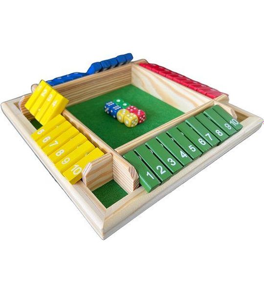 Shut the box 4 spelers