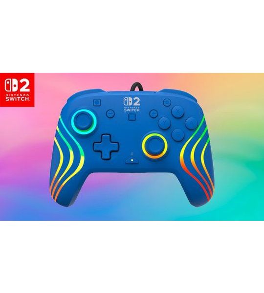 Turtle Beach Afterglow Wave Wired - Blue Controller Nintendo Switch 2 Blauw