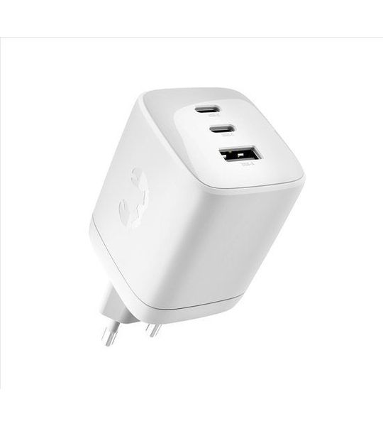 Fresh 'n Rebel 100w Pd Wall Charger Usb-a + 2x Usb-c - Ice Grey Thuislader
