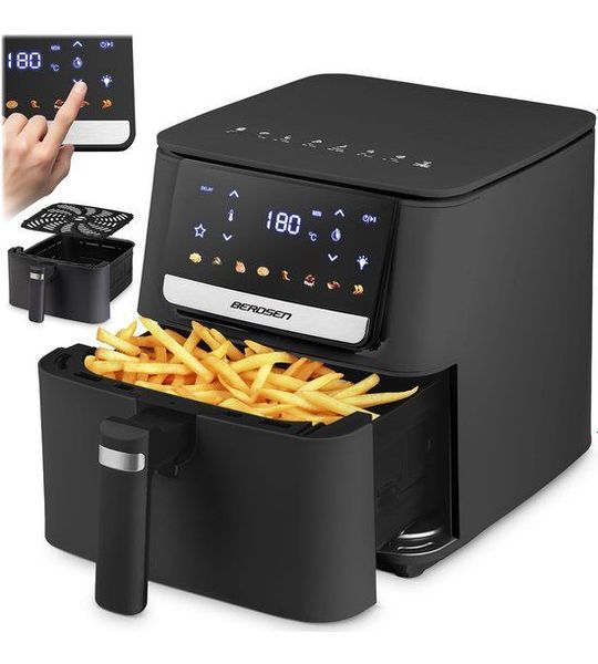 Berdsen BD-662 - Heteluchtfriteuse - 6.5L - 1700W - Zwart