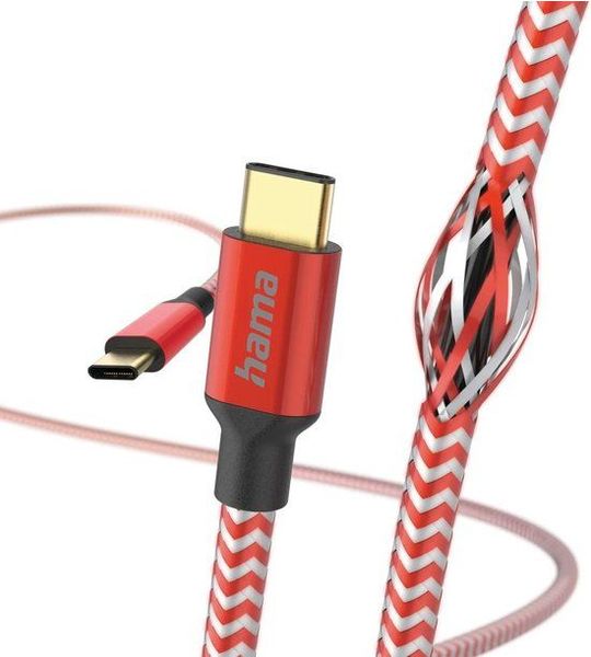 Hama 201560 Usb-kabel Usb-c Naar 1.5m Rood
