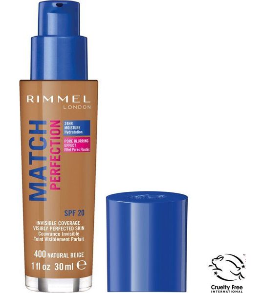 Rimmel London Foundation Match Perfection 400 Natural Beige