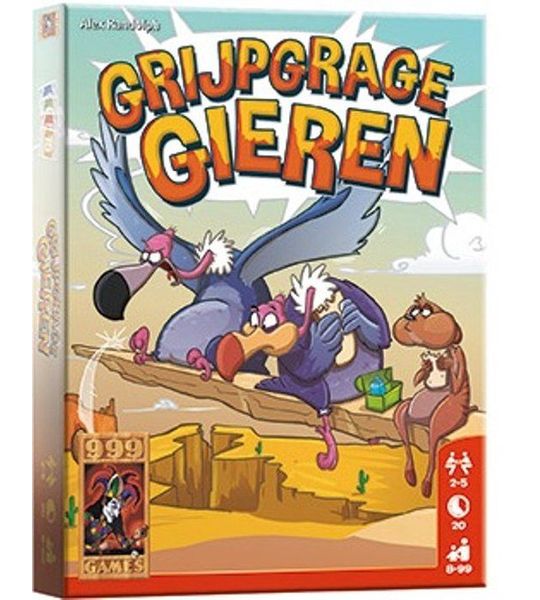 999 games - grijpgrage gieren - kaartspel - jong en oud