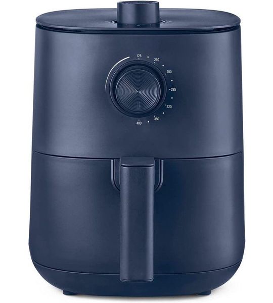 YOR® Mini airfryer - Airfryer - Airfryer klein - Blauw - 23cm x 29cm x 30cm