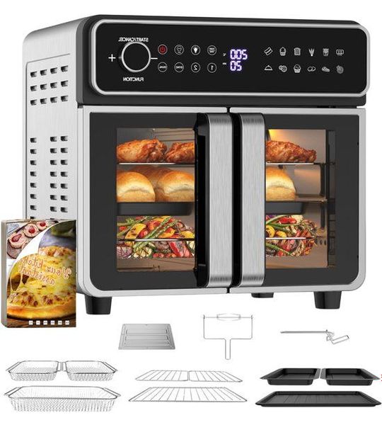 CLGP® Heteluchtoven - Oven - Airfryer Oven - Zwart