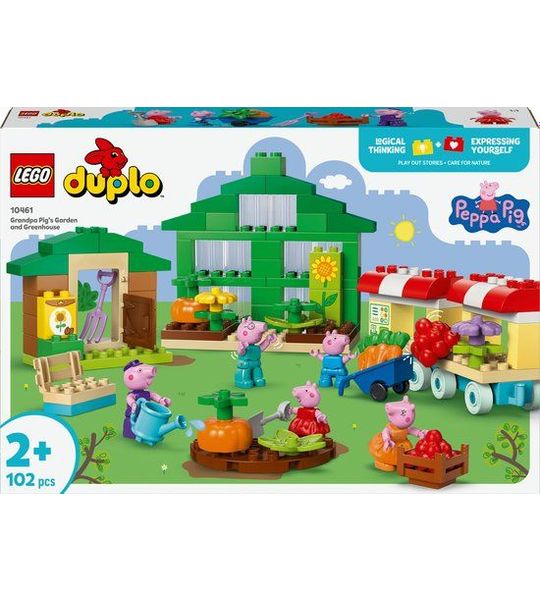 LEGO DUPLO Peppa Big De Tuin en Kas van Opa Big Set - 10461