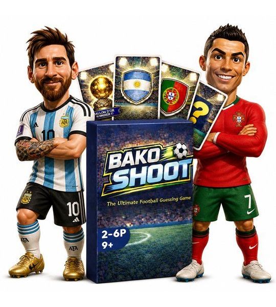 BAKO SHOOT - het ultieme voetbal kaartspel - raad de speler