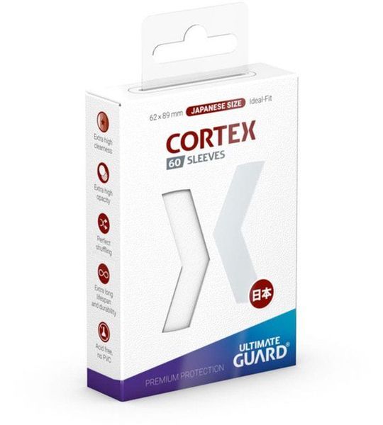 Cortex Sleeves Japanese Size Wit (60x)