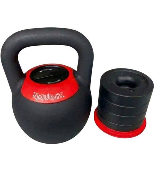 Naudiz Verstelbare Kettlebell 8–16 kg – 5-in-1 Krachttraining