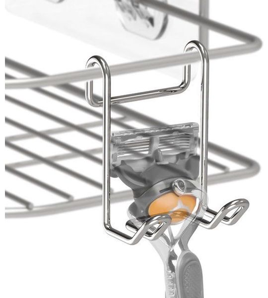 Store_9 - Douche Caddy Plank - Hangers - Wandgemonteerd - Zilver
