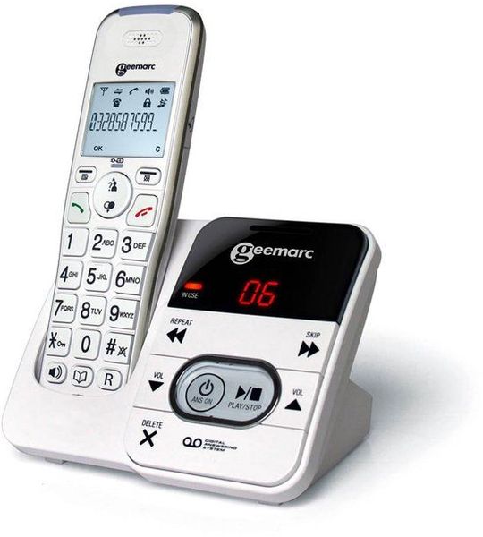 Geemarc Amplidect 295 Dect Met Grote Knoppen En Antwoordapparaat