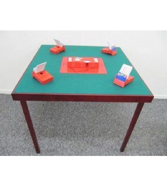 Bridgetafel 90x90 cm 73 cm hoog
